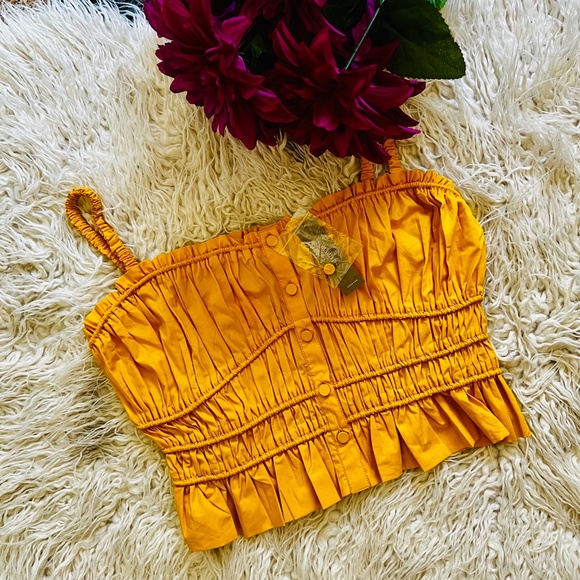 J. Crew Tops - NEW J. Crew Cinched-waist cotton poplin tank top Size XS